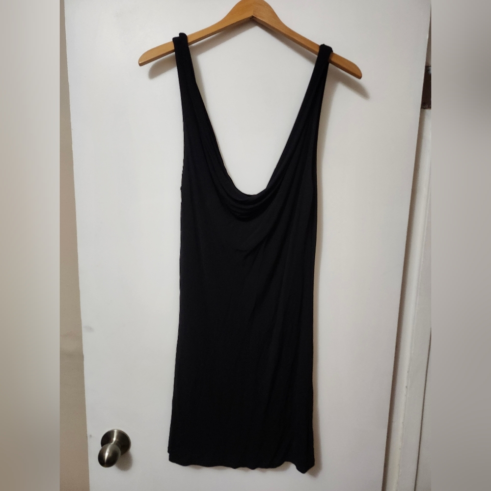 Felicity & Coco Black Halter Slip Dress